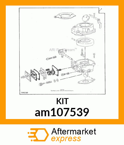 KIT, CARBURETOR OVERHAUL am107539