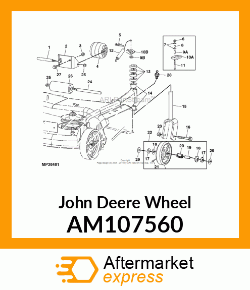 WHEEL, ANTI AM107560