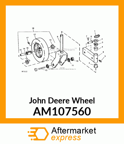 WHEEL, ANTI AM107560