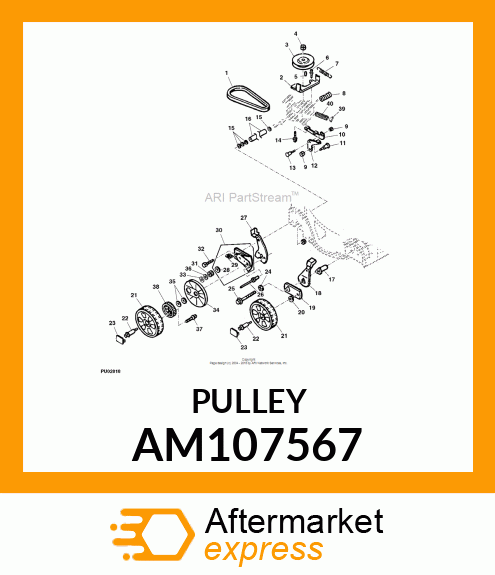 SHEAVE, WELDED DRIVEN AM107567