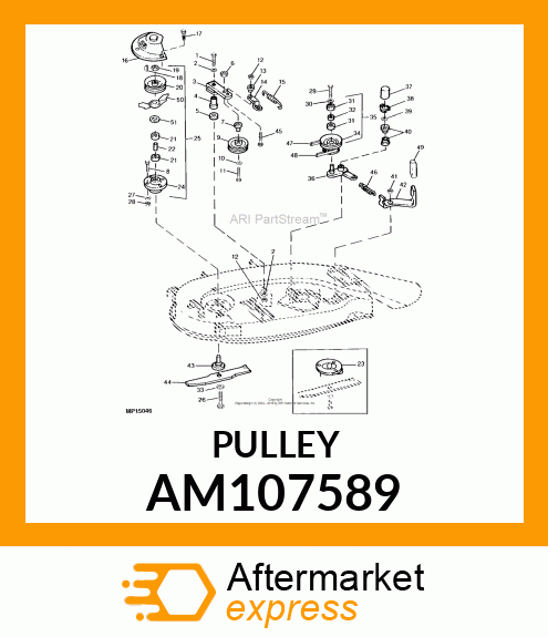 SHEAVE, WELDED amp; RIVETED AM107589