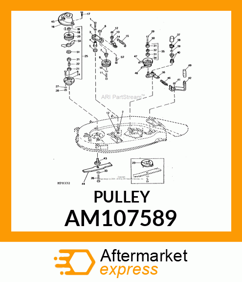 SHEAVE, WELDED amp; RIVETED AM107589