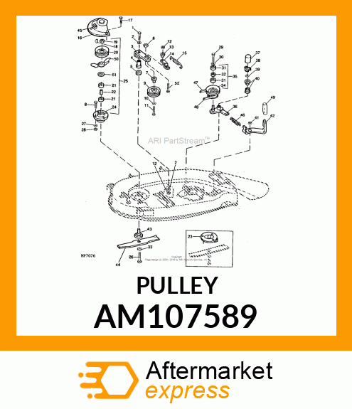 SHEAVE, WELDED amp; RIVETED AM107589