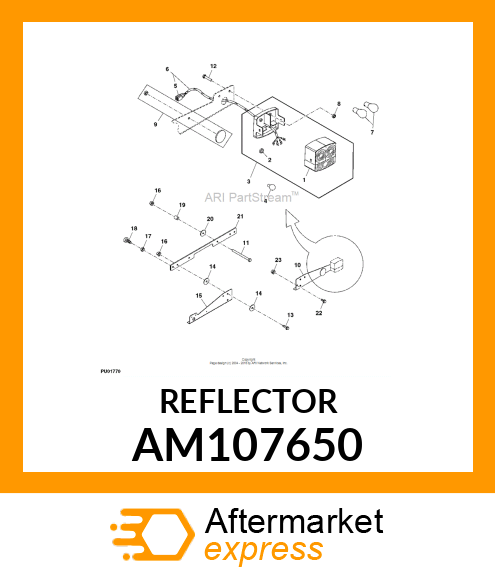 REFLECTOR, REFLECTOR AM107650