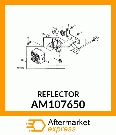 REFLECTOR, REFLECTOR AM107650