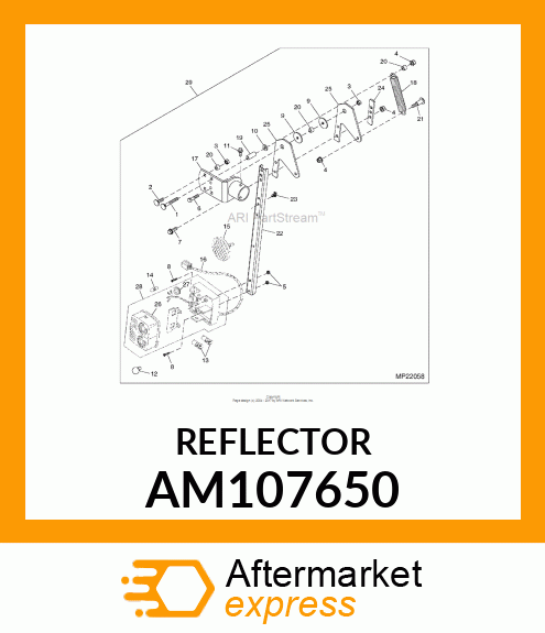 REFLECTOR, REFLECTOR AM107650