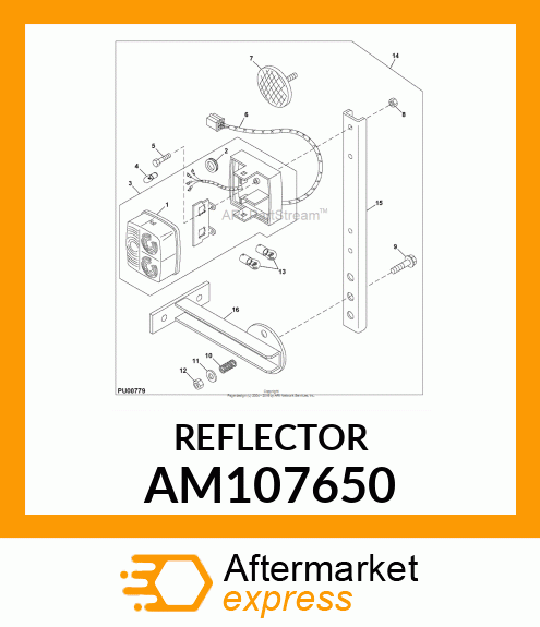 REFLECTOR, REFLECTOR AM107650