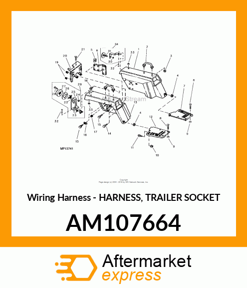 Harness Trailer Socket AM107664