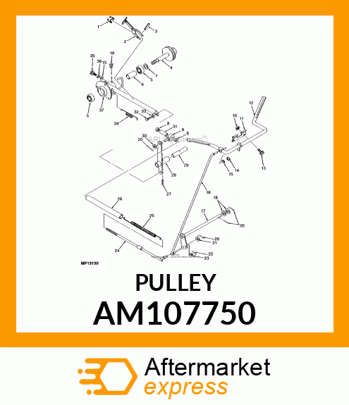 Pulley - PULLEY COMP AM107750