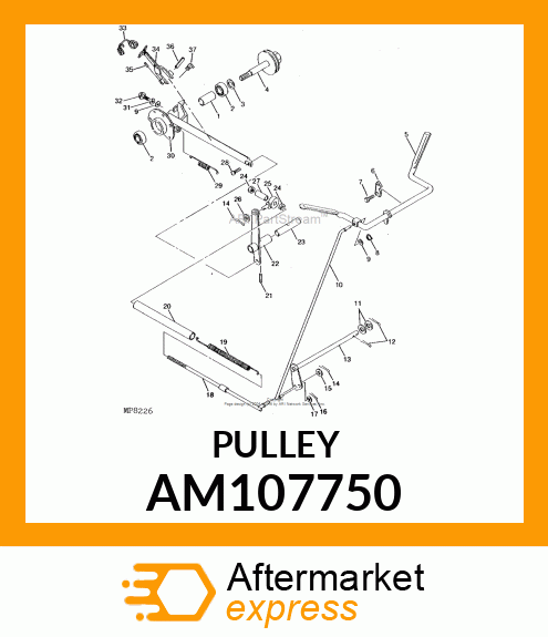 Pulley - PULLEY COMP AM107750