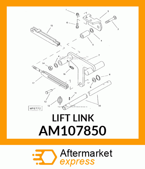 CLEVIS, WELDED AM107850