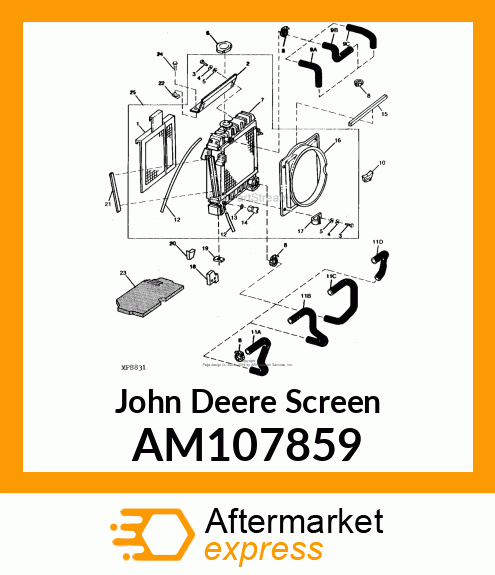 SCREEN ASSEMBLY AM107859