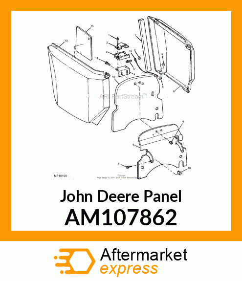 PANEL, WELDED RH SIDE AM107862