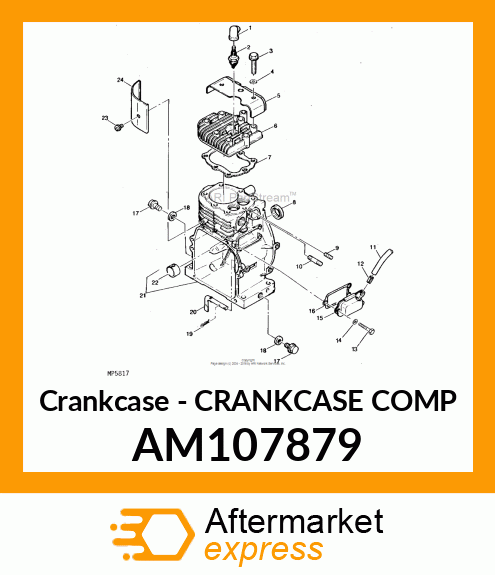 Crankcase AM107879