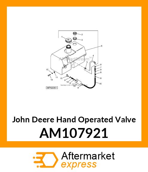 VALVE, FUEL SHUT AM107921