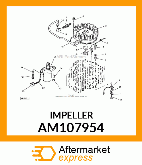 Flywheel - FLYWHEEL COMP AM107954