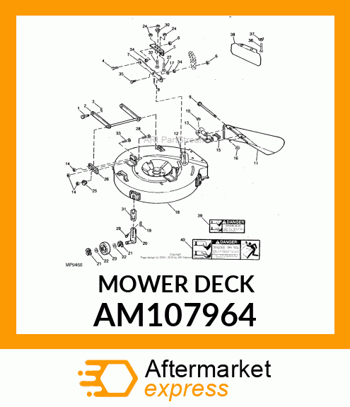 Mower Deck AM107964