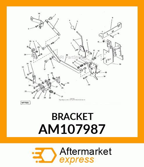 Angle - M74614 PAINTED AM107987