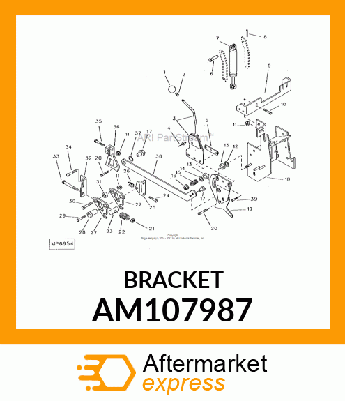 Angle - M74614 PAINTED AM107987