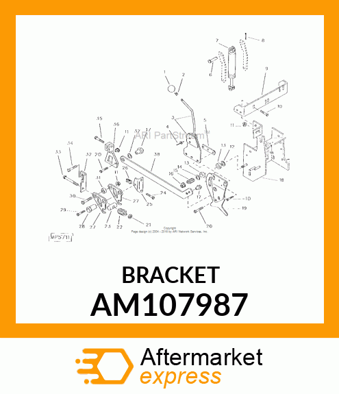 Angle - M74614 PAINTED AM107987