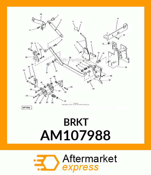 Bracket - M74615 PAINTED AM107988