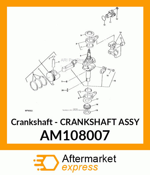 Crankshaft AM108007