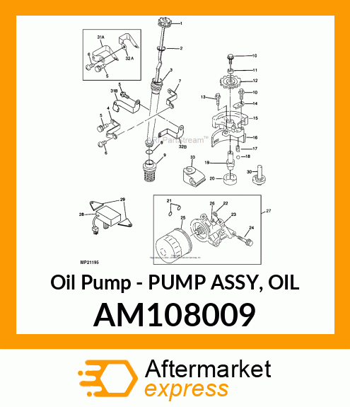 Oil Pump AM108009