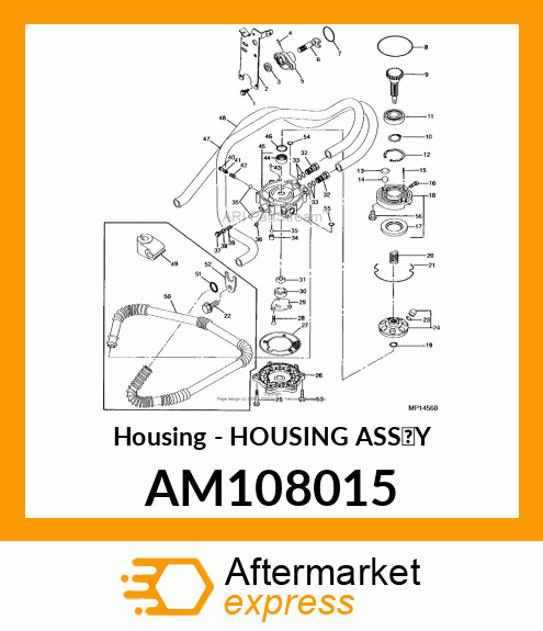 Housing - HOUSING ASS'Y AM108015