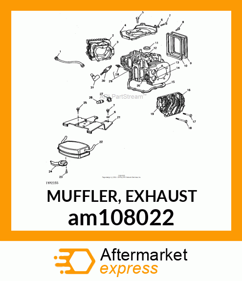 MUFFLER, EXHAUST am108022