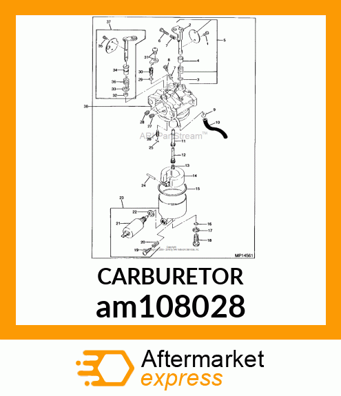 CARBURETOR am108028