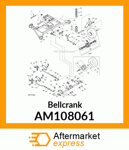 Bellcrank AM108061