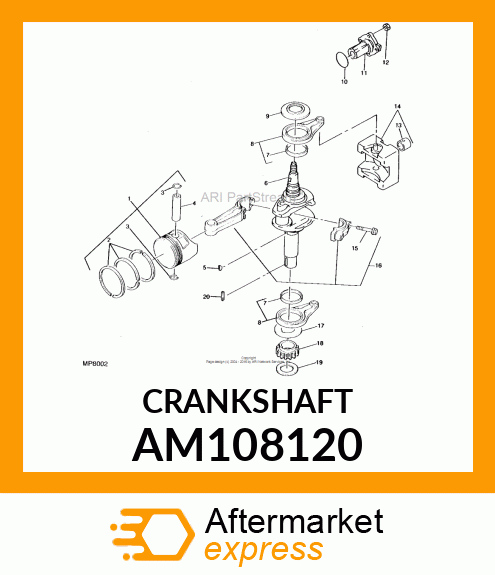 Crankshaft AM108120