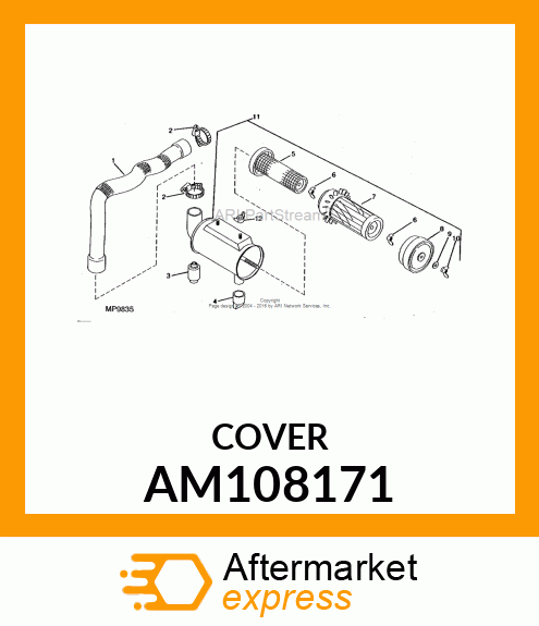 COVER ASSEMBLY AM108171