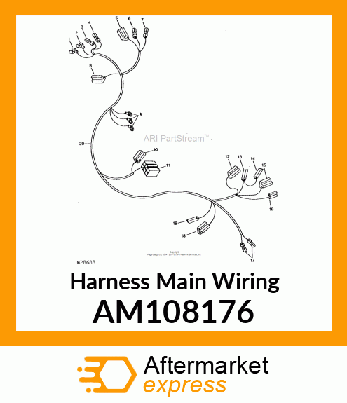 Harness Main Wiring AM108176