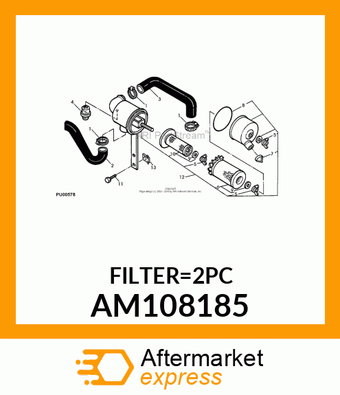 ELEMENT ASSY, SAFETY AM108185