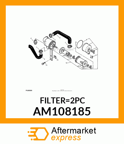 ELEMENT ASSY, SAFETY AM108185