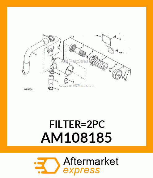 ELEMENT ASSY, SAFETY AM108185