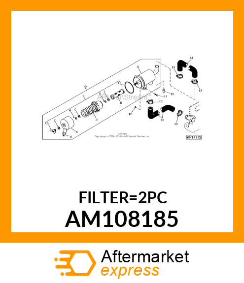 ELEMENT ASSY, SAFETY AM108185