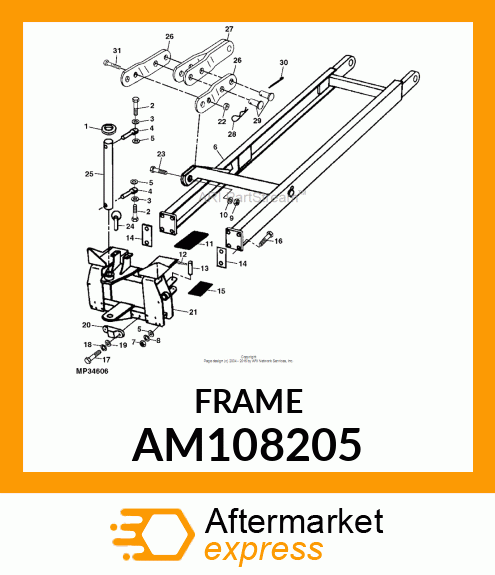 Undercarriage AM108205