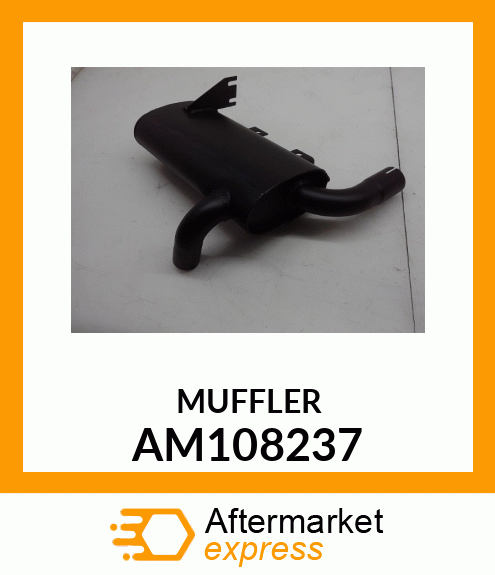 MUFFLER, EXHAUST AM108237