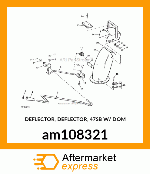 DEFLECTOR, DEFLECTOR, 47SB W/ DOM am108321