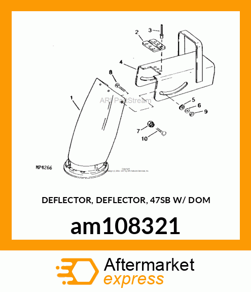 DEFLECTOR, DEFLECTOR, 47SB W/ DOM am108321