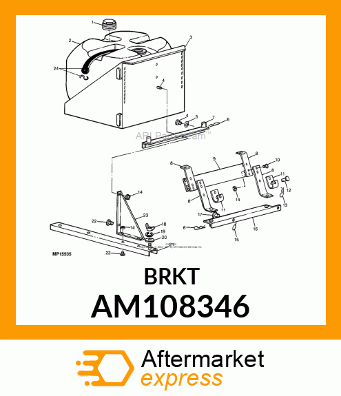 Drawbar AM108346