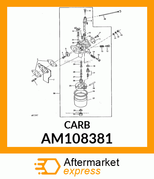 Carburetor AM108381