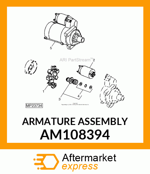 ARMATURE ASSEMBLY AM108394