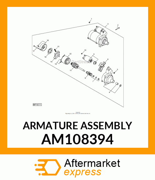 ARMATURE ASSEMBLY AM108394