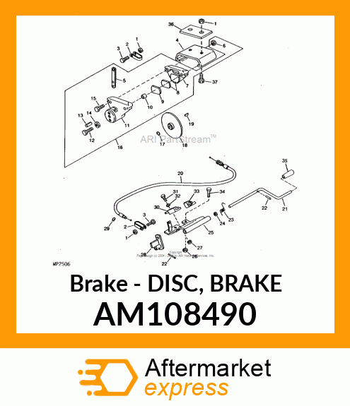 Brake - DISC, BRAKE AM108490