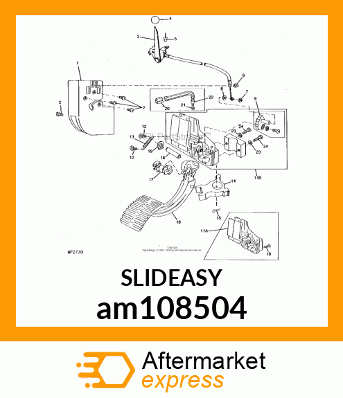 KIT (LEVER BODY W/CAM) am108504