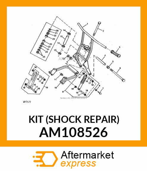 KIT (SHOCK REPAIR) AM108526