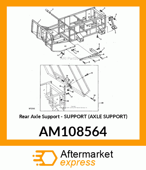 Rear Axle Support AM108564